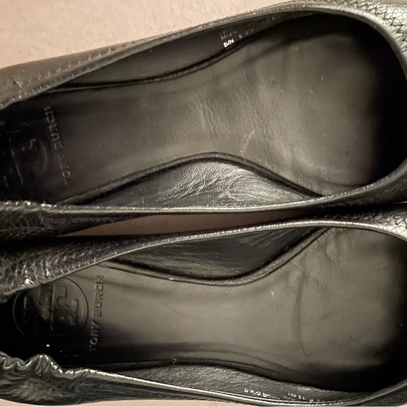 Tory Burch Minnie Travel Flats in Black Size 8 (Worn One Time Only) - Picture 7 of 7